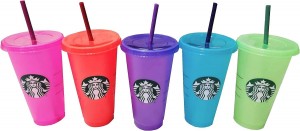 Starbucks Summer 2022 Color Change Venti Cold Cups With Straws (24oz, Pack Of 5) Colorati | ZKPEUH608